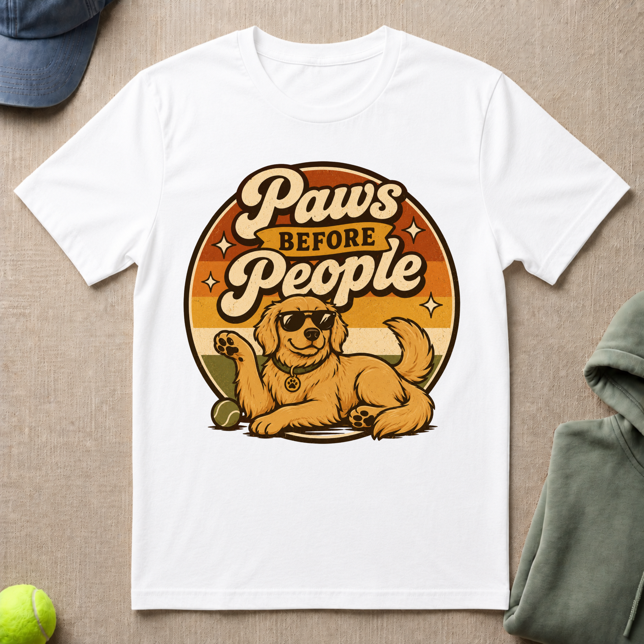 Dog With Ball T-Shirt