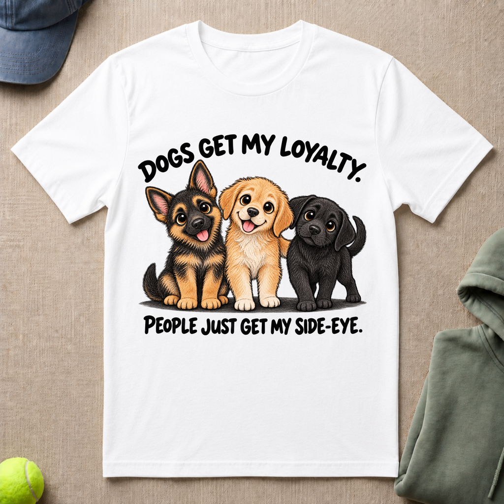 Dogs Get My Loyalty T-Shirt