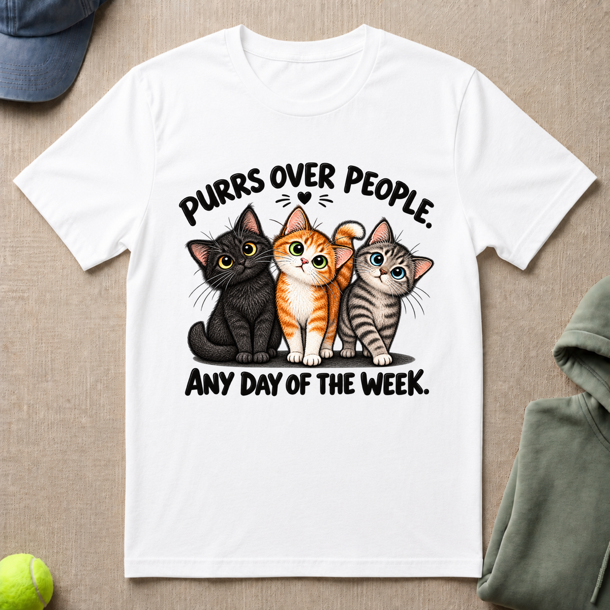 Purrs Over People T-Shirt