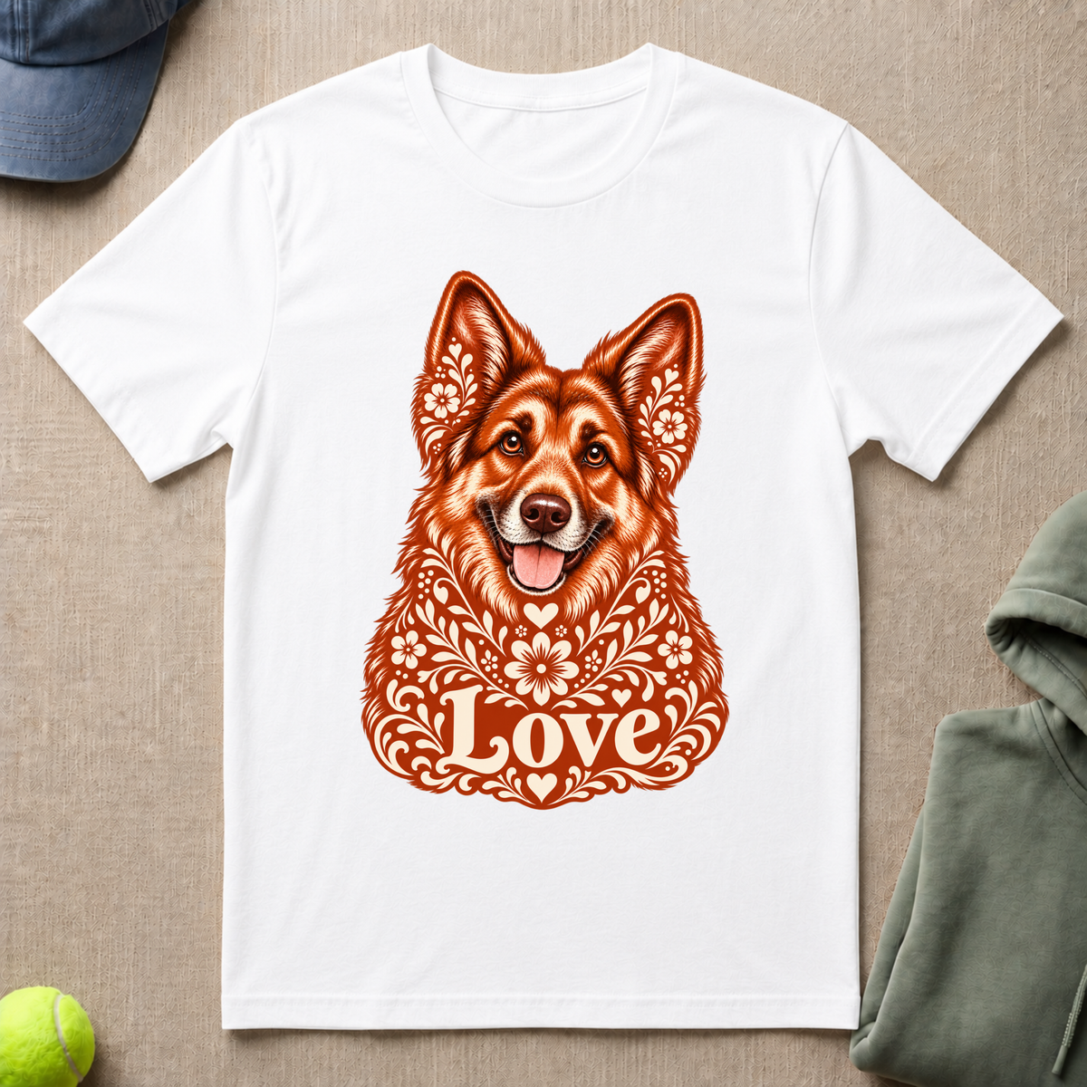 German Shepherd Love T-Shirt
