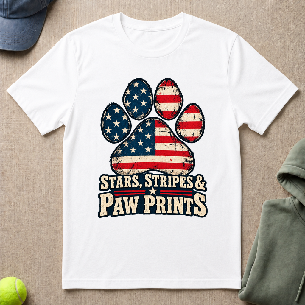 Stars Stipes & Paws T-Shirt