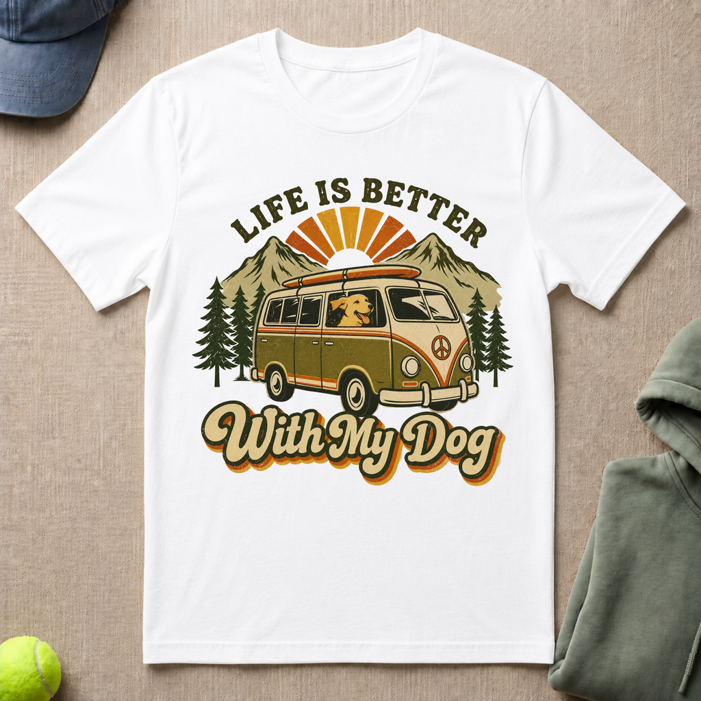 Camper Dog T-Shirt
