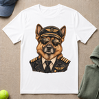German Shepherd Pilot T-Shirt