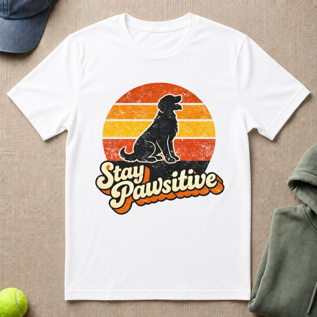 Stay Pawsitive T-Shirt