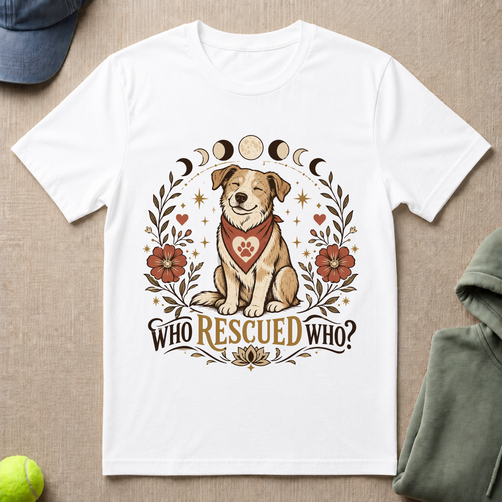Who Rescued Who T-Shirt