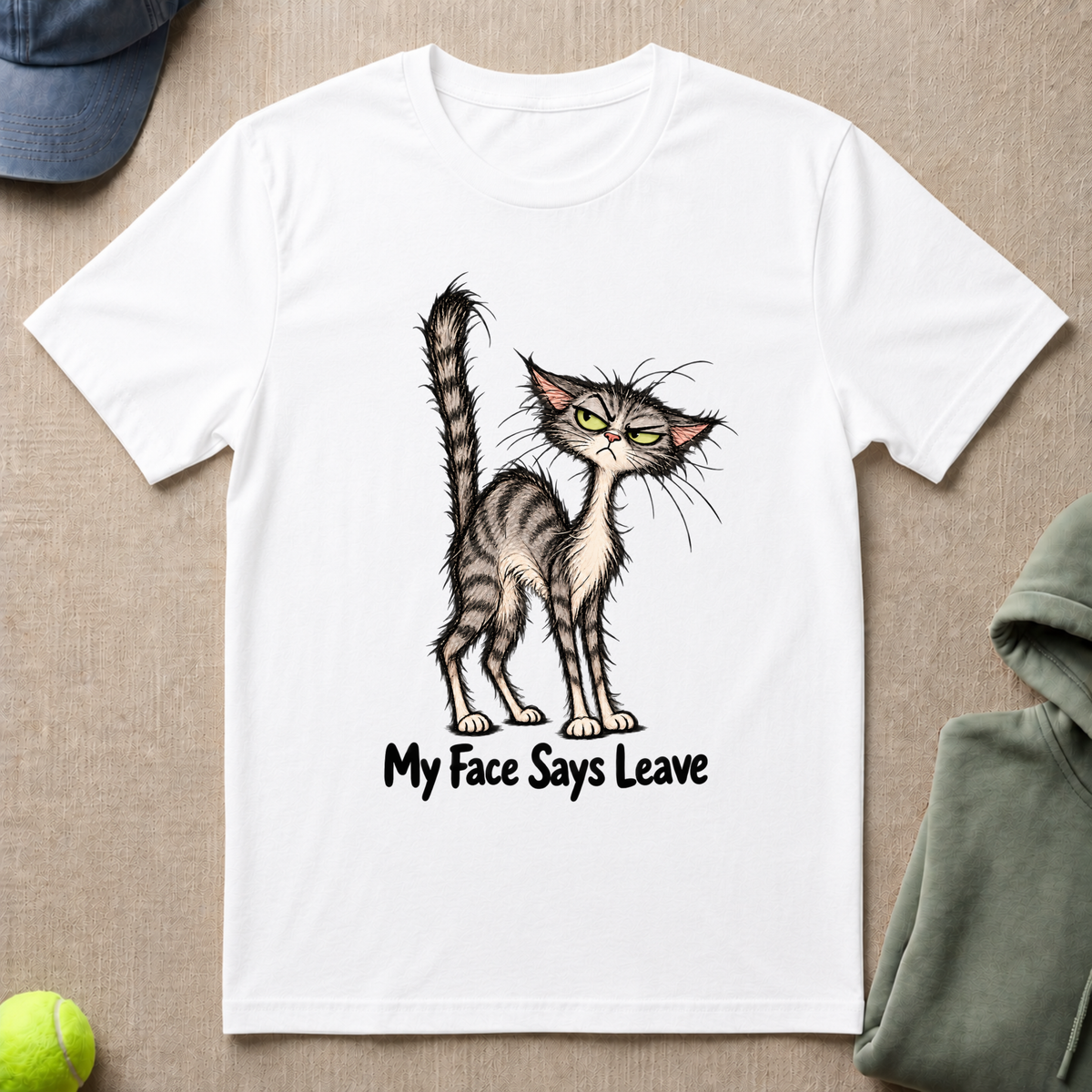 Face Says Leave T-Shirt