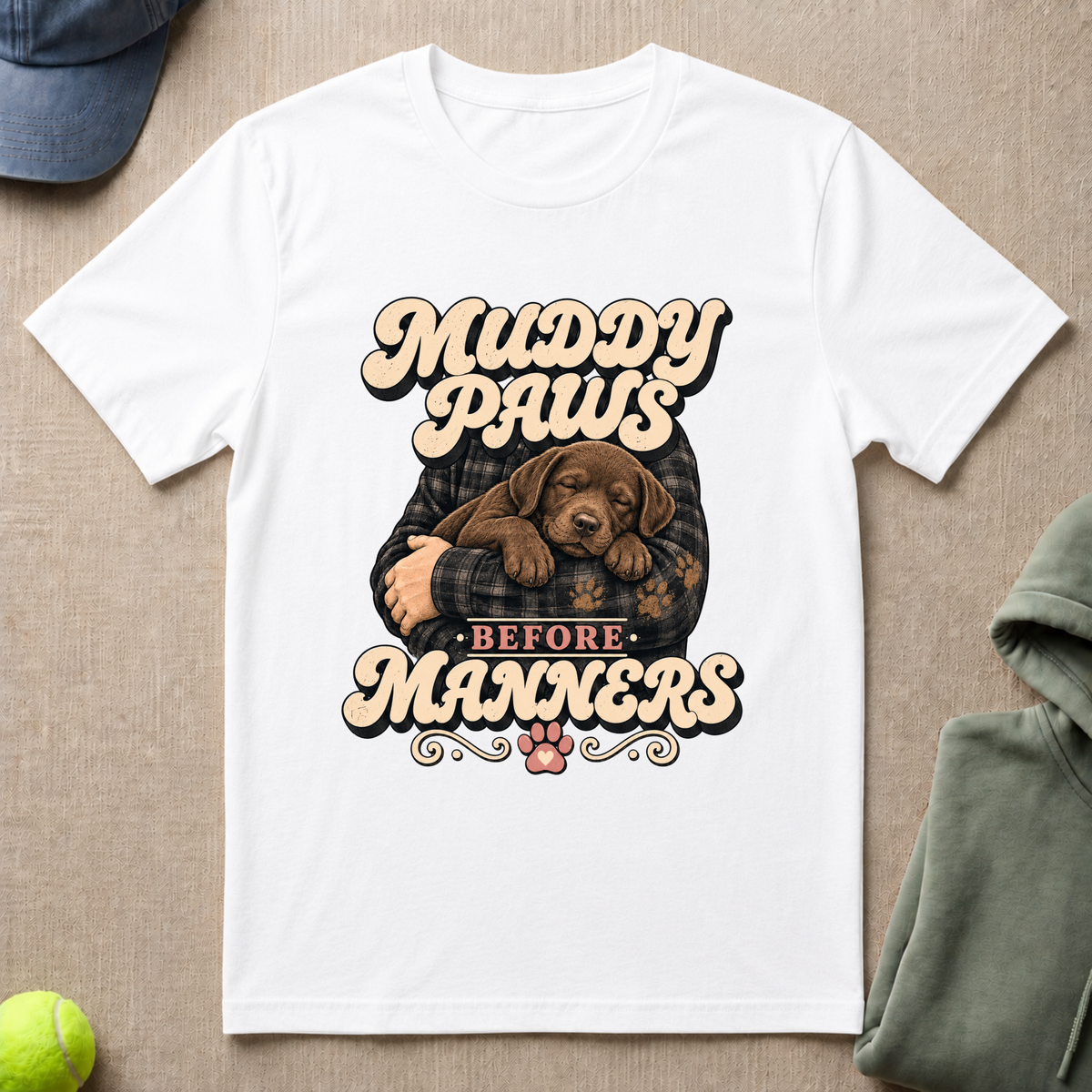 Muddy Paw Manners T-Shirt