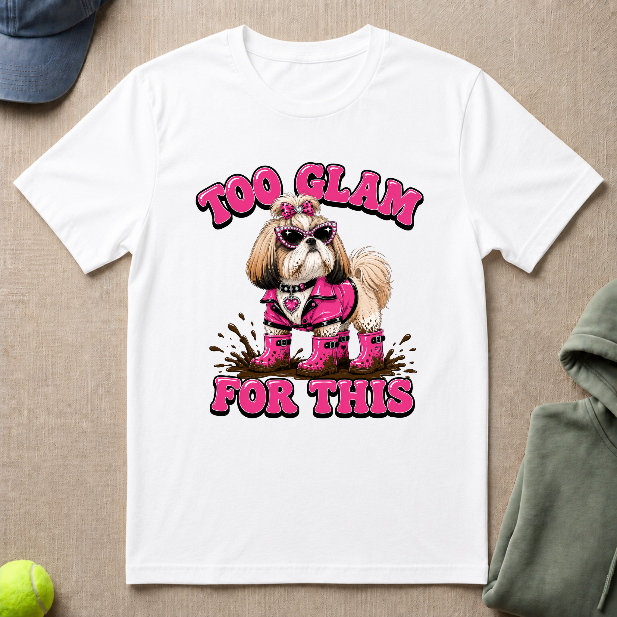 Too Glam For This T-Shirt