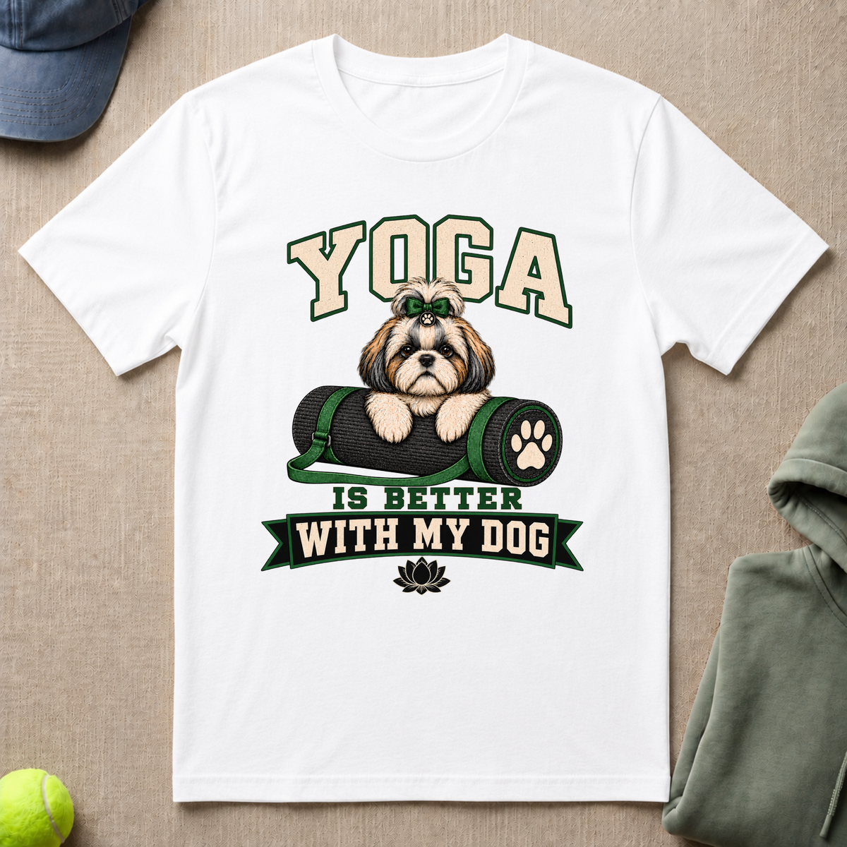 Yoga Better With Dog T-Shirt