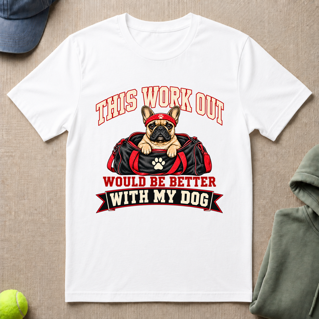 Work Out Better With Dog T-Shirt
