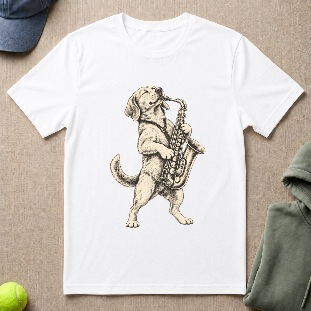 Dog Saxophone T-Shirt