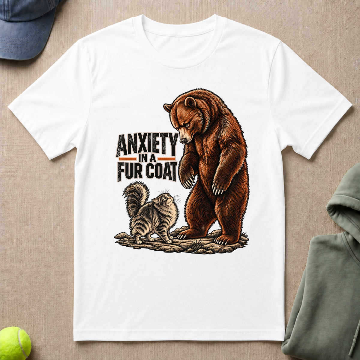 Anxiety In Fur T-Shirt