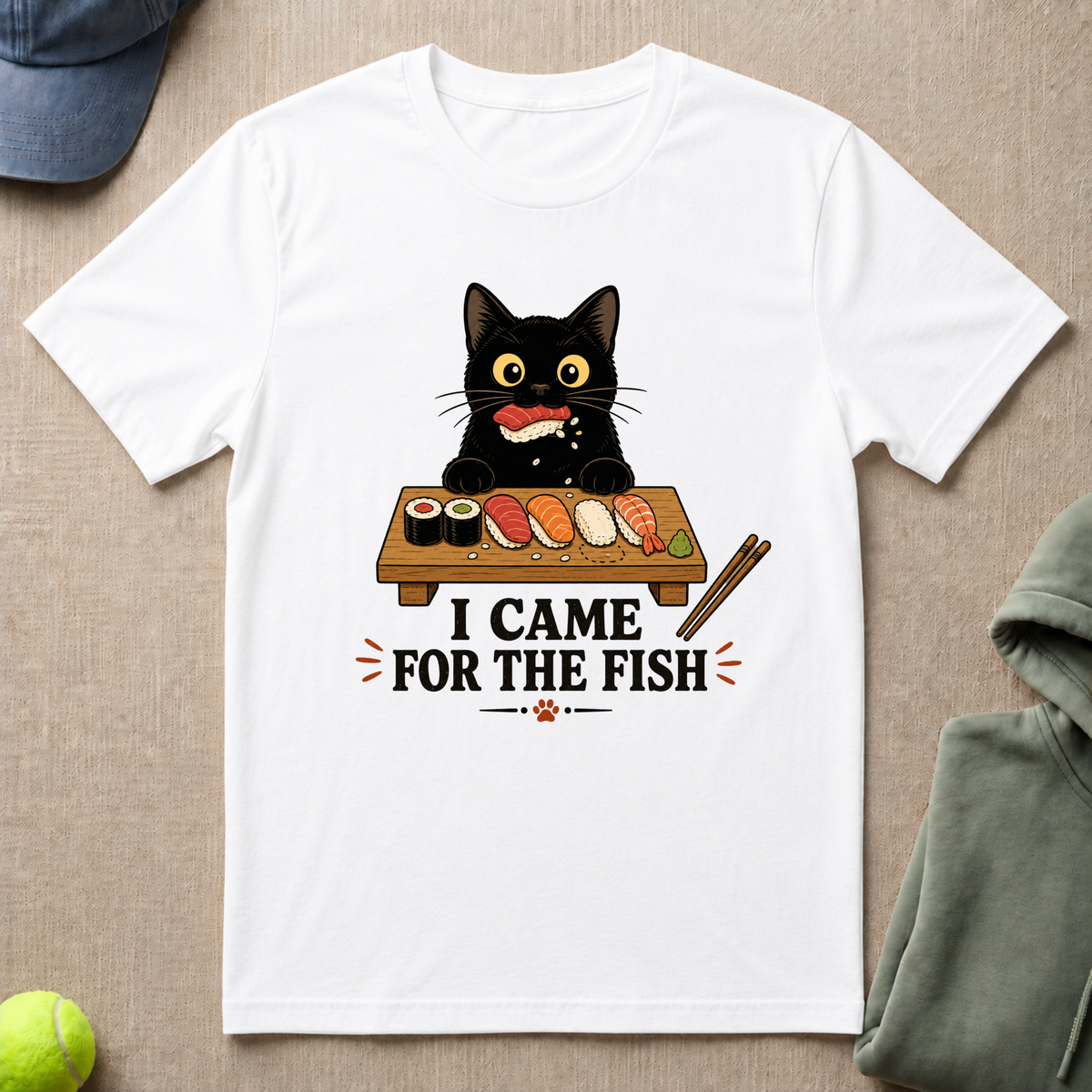 Cat & Sushi T-Shirt