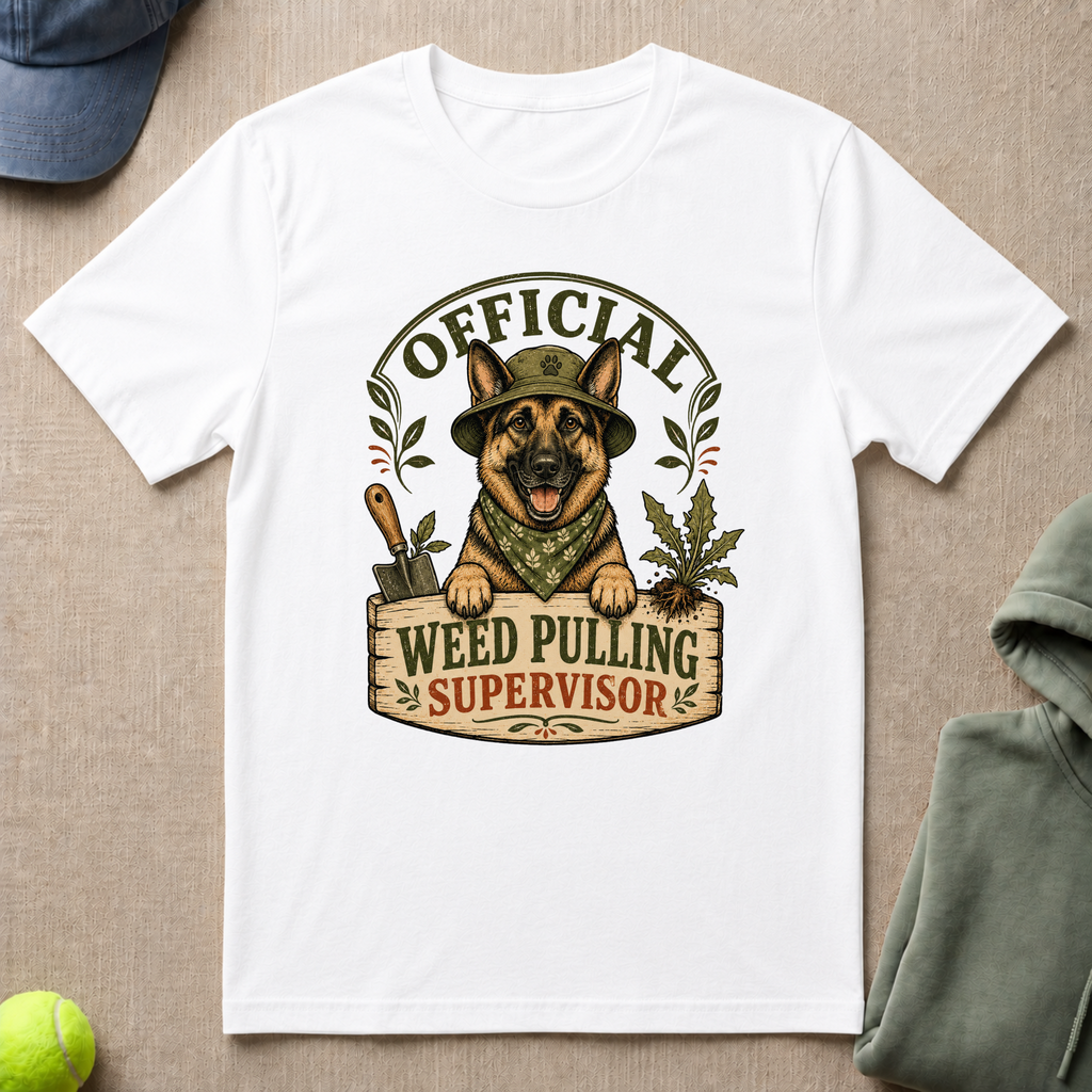 Weed Pulling Supervisor T-Shirt
